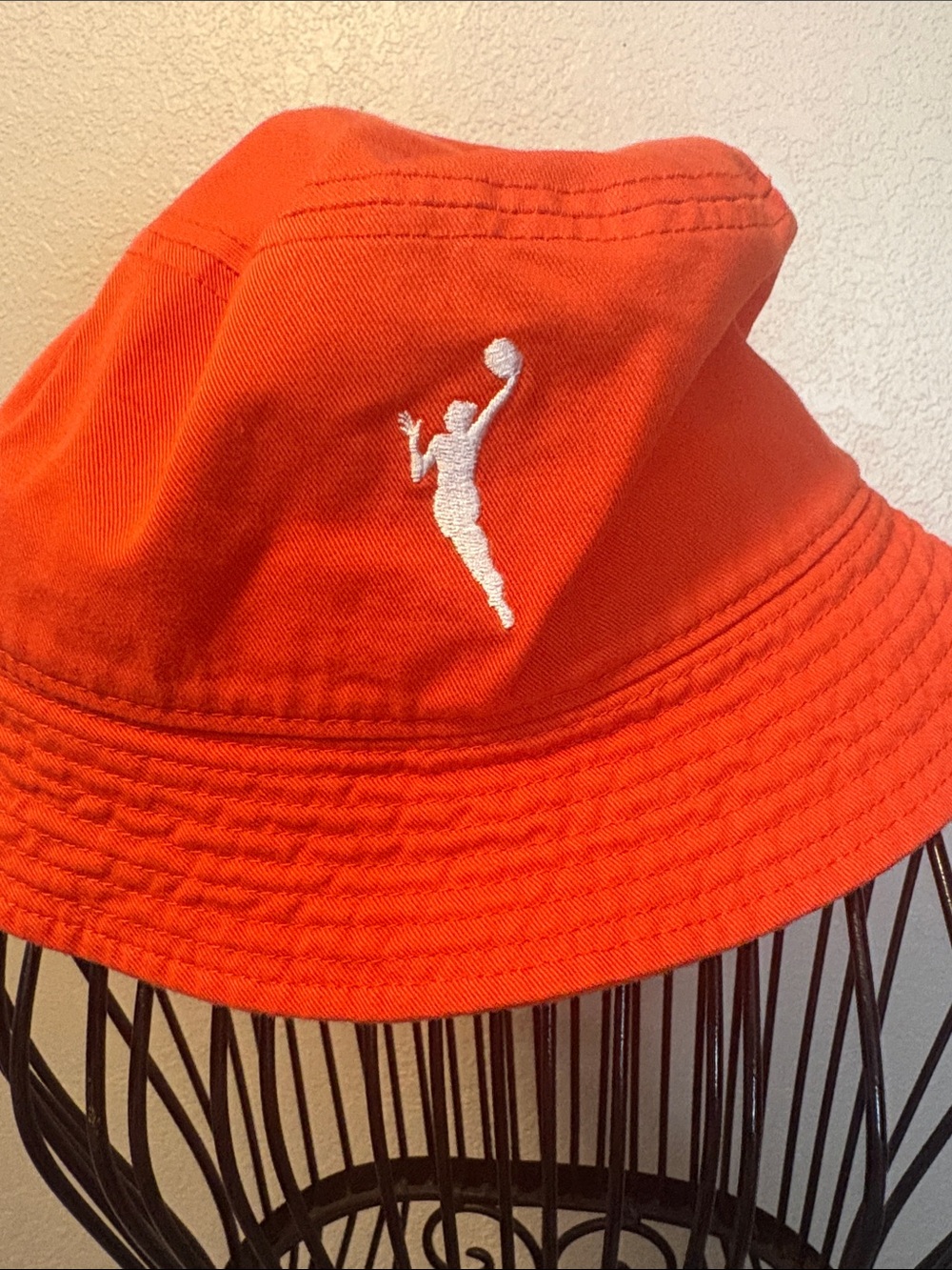 Nike WNBA Orange Bucket Hat Cotton